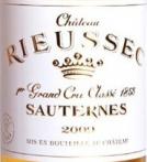 Ch Rieussec - Sauternes Grand Cru 2018
