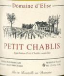 Dom d'Elise - Petit Chablis 2024