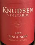 Knudsen - Pinot Noir Willamette Valley 2023