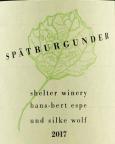 Shelter Winery - Spatburgunder Baden 2022