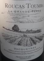 Roucas Toumba - Vacqueyras La Grande Terre 2022 (750)