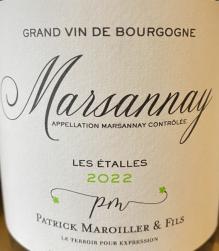 Patrick Maroiller - Marsannay Blanc Les Etalles 2022 (750ml) (750ml)