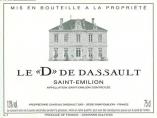 Ch Dassault - Saint Emilion Grand Cru D de Assault 2018