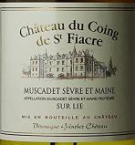Ch du Coing - Muscadet Monnieres St. Fiacre 2017 (750)