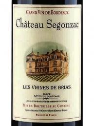 Ch Segonzac - Cotes de Bordeaux Les Vignes de Brias 2018 (750ml) (750ml)