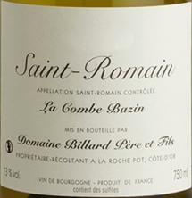Dom Billard - St Romain Blanc La Combe Bazin 2020 (750ml) (750ml)