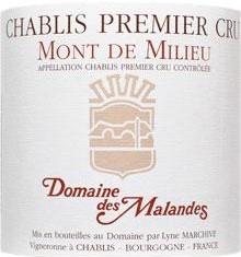 Dom des Malandes - Chablis 1er Cru Mont de Milieu 2021 (750ml) (750ml)