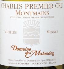 Dom Des Malandes - Chablis 1er Cru Montmains 2021 (750ml) (750ml)