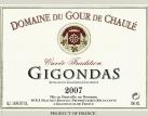 Dom Du Gour De Chaule - Gigondas Tradition 2020 (750)