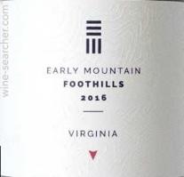 Early Mountain - Foothills Red 2021 (750ml) (750ml)