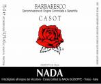 Guiseppe Nada - Barbaresco Casot 2020