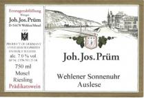 JJ Prum - Riesling Wehlener Sonnenuhr Auslese 2020 (750ml) (750ml)