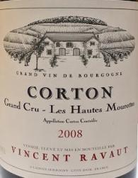 Vincent Ravaut - Corton Grand Cru Les Hautes Mourottes 2008 (750ml) (750ml)