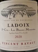 Vincent Ravaut - Ladoix Rouge 1er Cru Les Basses Mourottes 2020 (750)