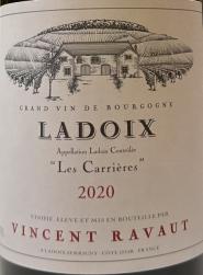 Vincent Ravaut - Ladoix Rouge Les Carrieres 2020 (750ml) (750ml)